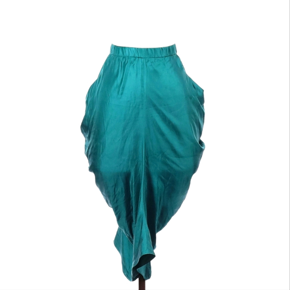 Zero + Maria Cornejo Ruched Pocket Midi Skirt